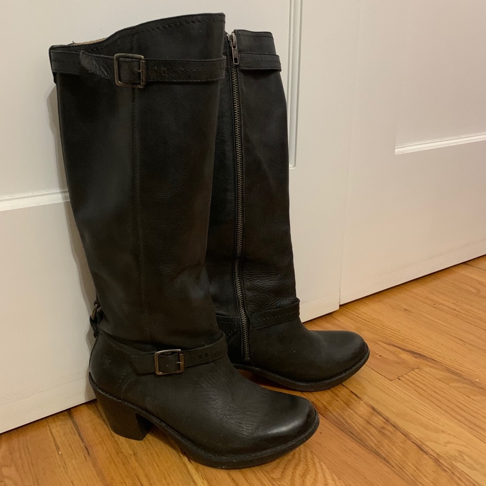 Black FRYE BOOTS